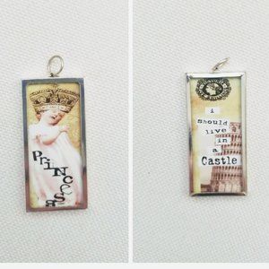 Princess Attitude 2-sided Charm / Pendant